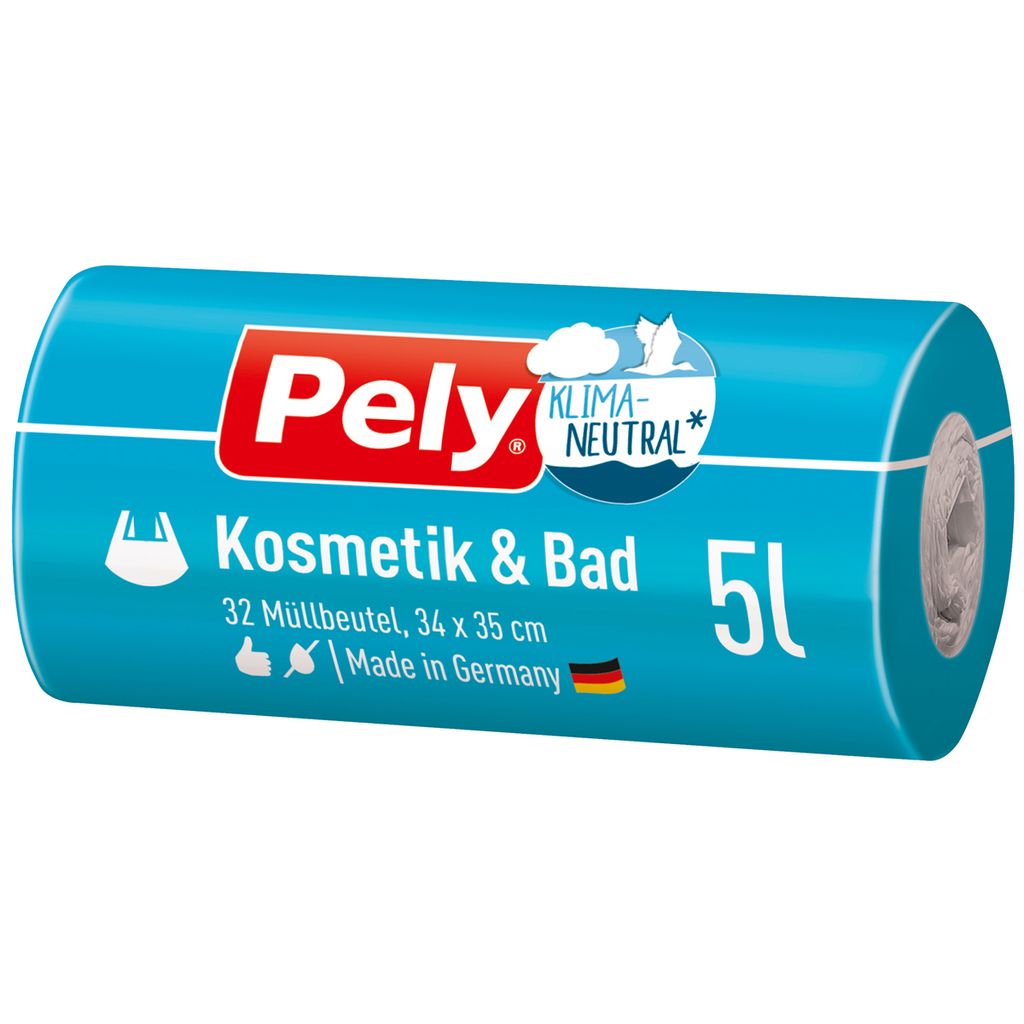 Pely 30104 Pely Kosmetikbeutel 5,0 l weiß, 32 St. Immagine del prodotto 