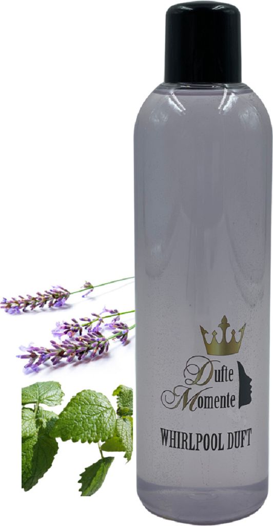 Dufte Momente | Whirlpool Duft 260ml | Lavendel - Melisse | mit naturreinem und natürlichem ätherischen Öl | kein Schaum | vegan und ohne Tierve...