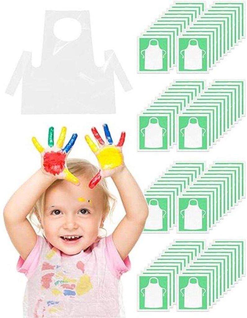 Delantal desechable - 100 unidades - Delantal para pintar Imagen del producto 