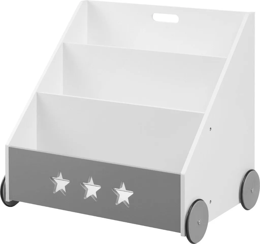 Armoire à jouets Niva Happyment en bois MDF blanc 60x43x58cm pour enfant
