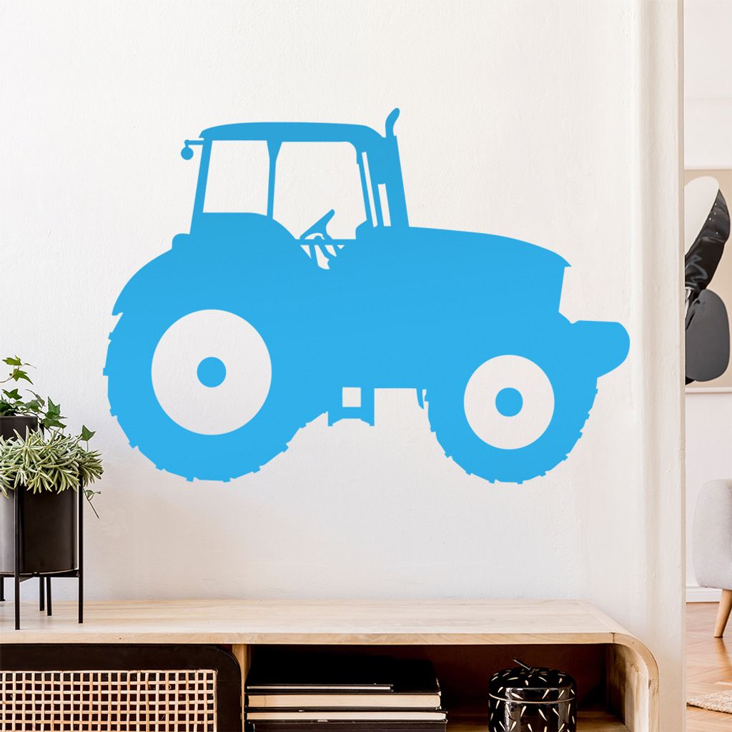 Landwirt Traktor Fahrzeug Wandtattoo Wandaufkleber Wall Sticker - Dekoration, Küche, Wohnzimmer, Schlafzimmer, Badezimmer