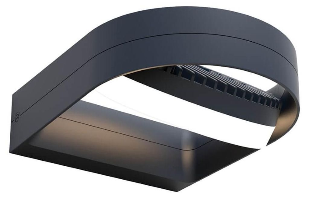 Lutec LED Lampe d'extérieur Fele Anthracite IP54 14W 1000lm Image du produit 