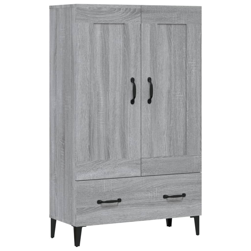 Sideboard Nero Look Rovere 100x36x60 cm vidaXL - Design Moderno