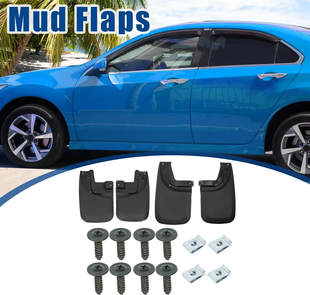 Garde-boue Voiture Noir Solution Anti-Corrosion et Éclats de Gravillons