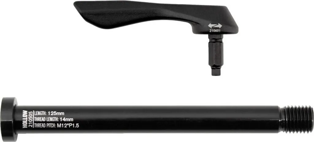 Axe de moyeu avant pour vélo Winora eFLITZER avec levier de serrage QR