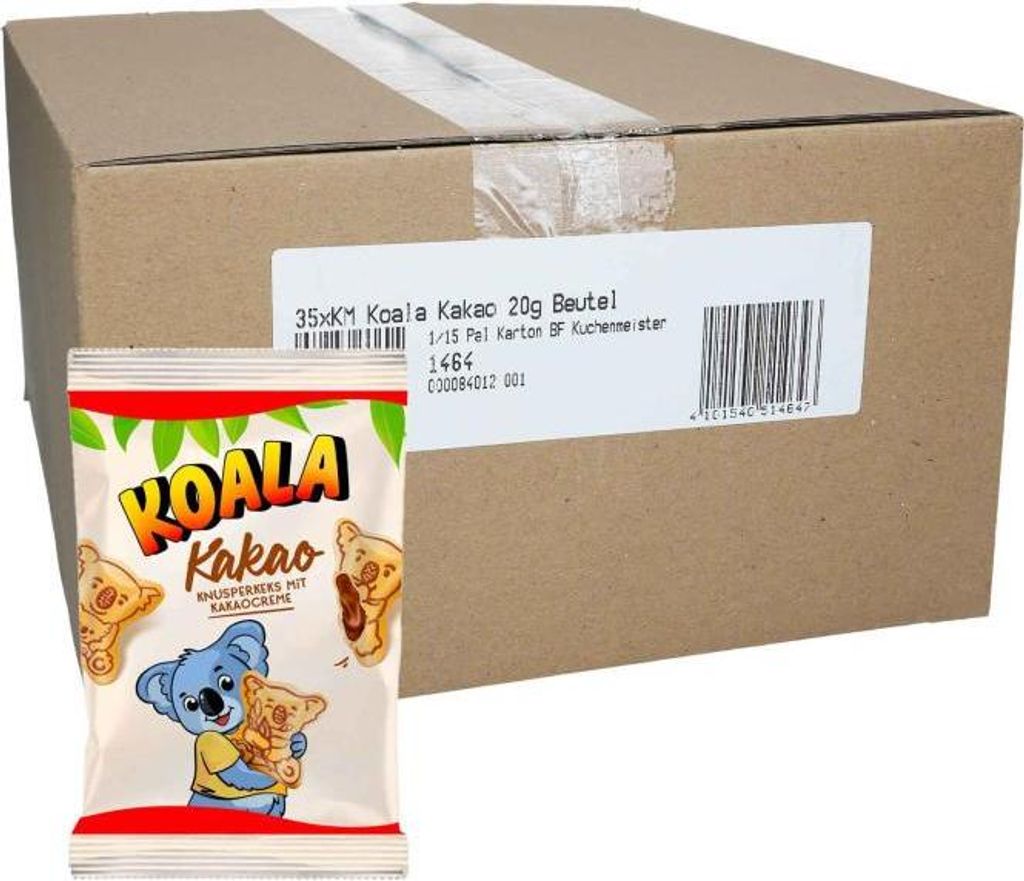 KuchenMeister Koala Kakao 35x20g Produktbild 