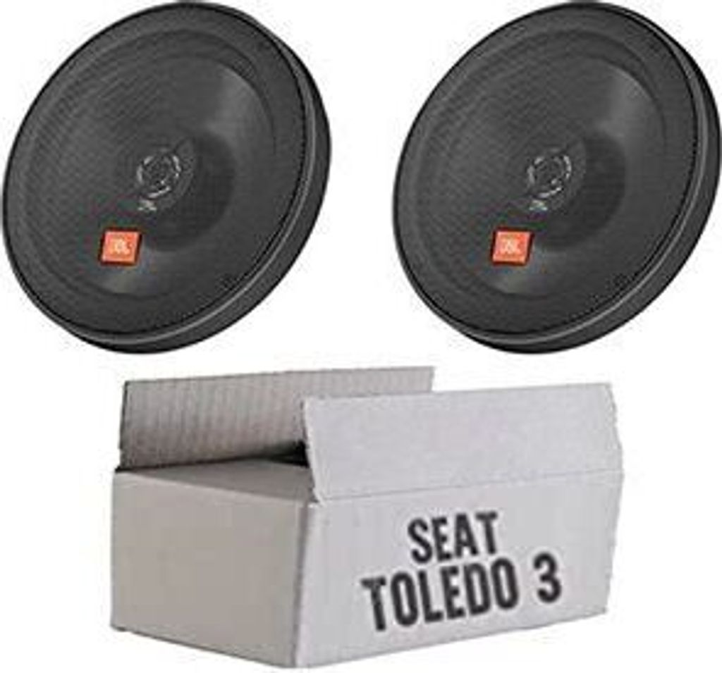JBL STAGE2 624 | 2-Wege | 16,5cm Koax Lautsprecher - Einbauset passend für Seat Toledo 3 5P Front o. Heck - justSOUND