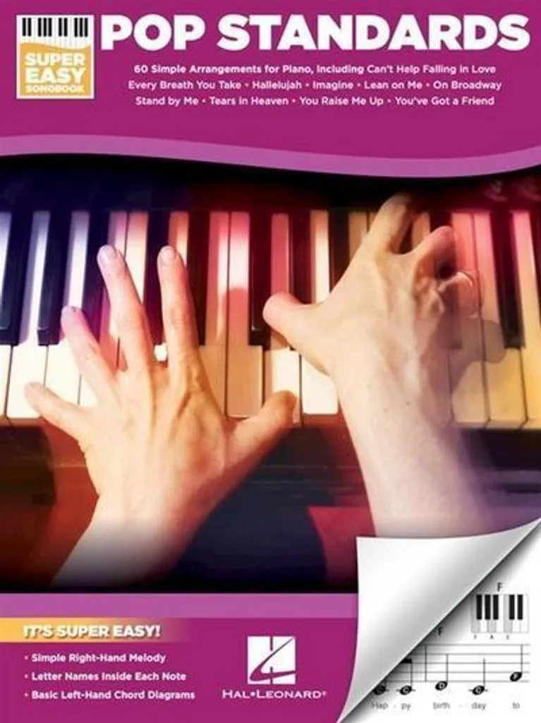 Pop Standards - Super Easy Songbook : Apprendre le Piano avec vos Tubes