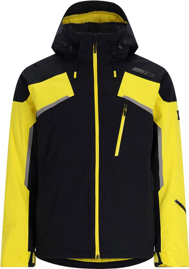Spyder LEADER Skijacke Snowboardjacke Herren schwarz gelb S