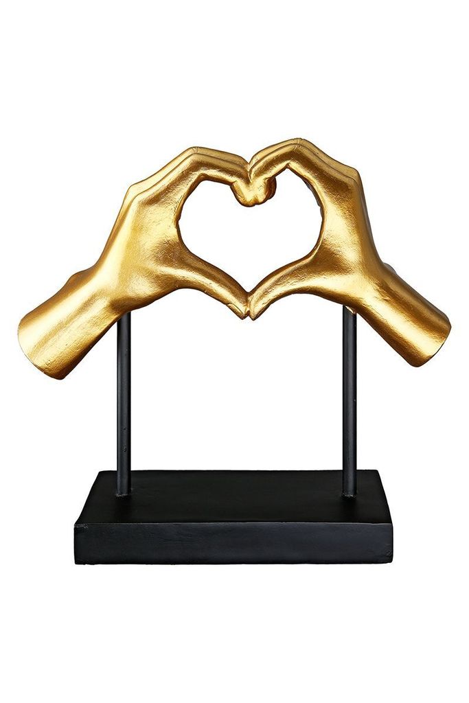 Gilde Objekt "Amour" goldfarben 52964