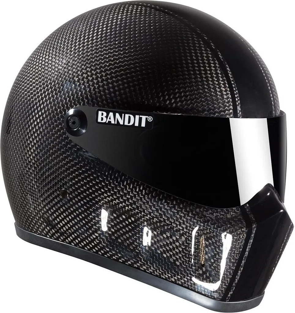 Casque Bandit Super Street 2 en Carbone Véritable - Ultra Léger en XL