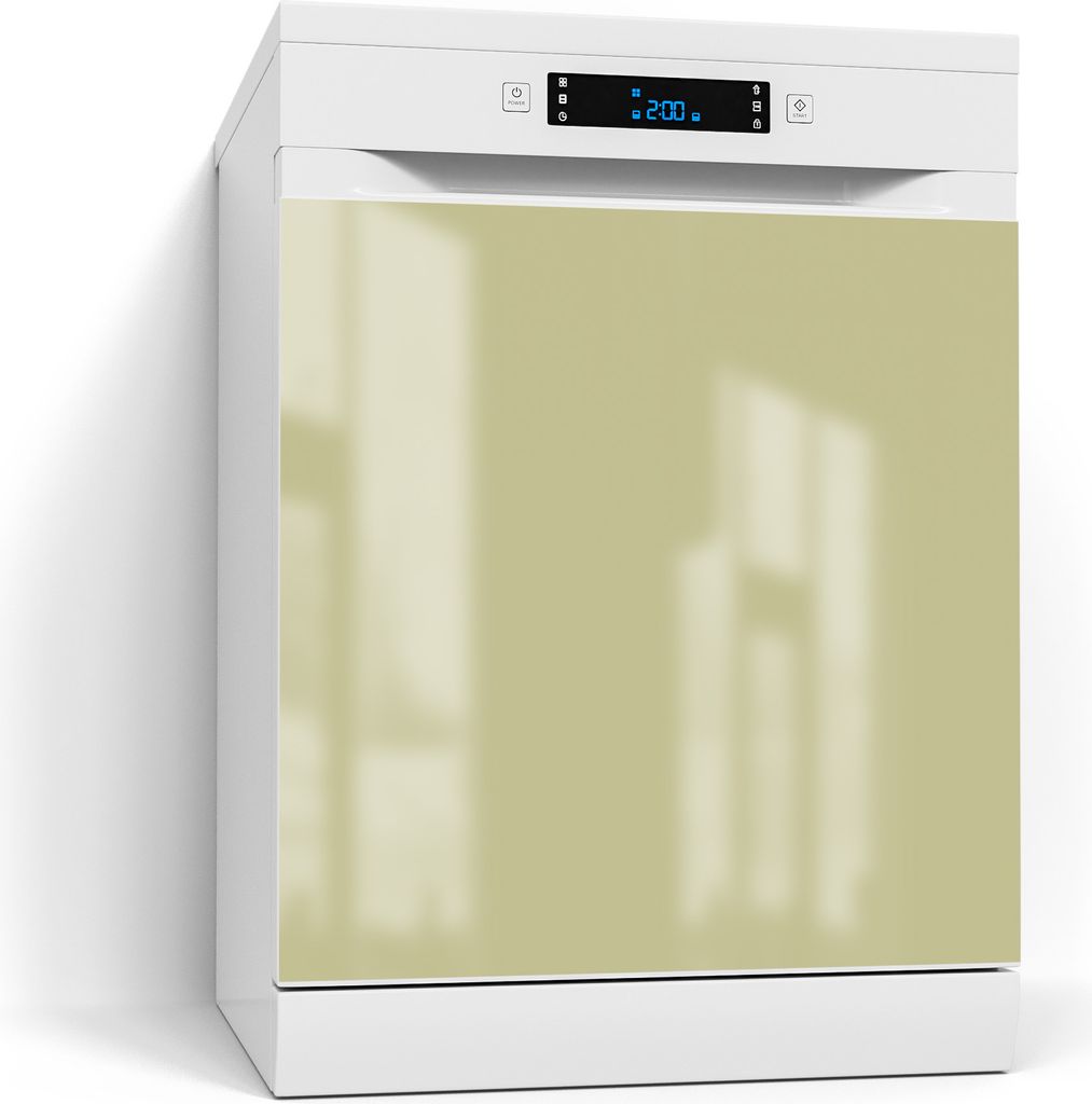 DEQORI Magnetmatte Spülmaschine Standard 60x60 cm 'Vanille' Magnetfolie Deko-Folie