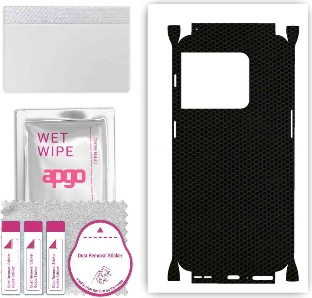 apgo Rückseite + Seiten Schutzfolie, Skin, kompatibel mit OnePlus 10 Pro, Hinten Displayschutzfolie aus Vinylfolie, kratzfest, einfache Montage - ...