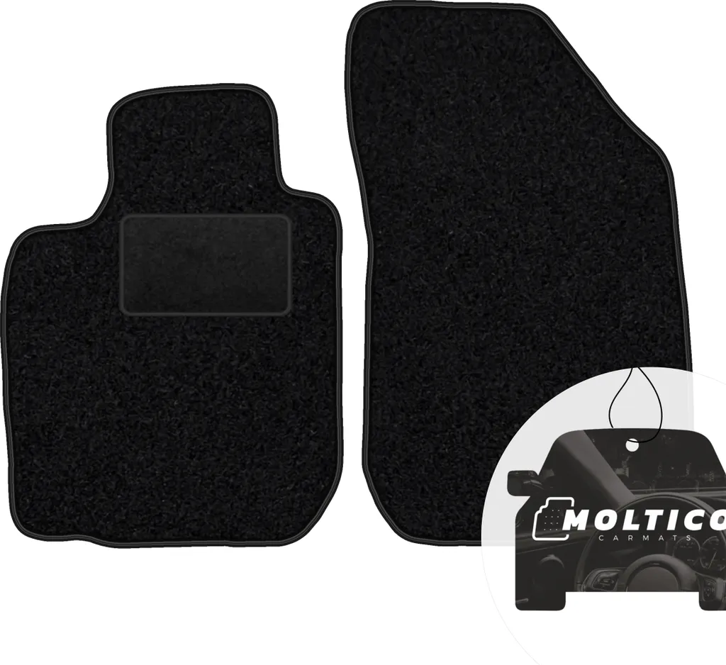 Tappetini Auto Velours Dacia Logan I e Sandero I - Set 2 Pezzi Nero