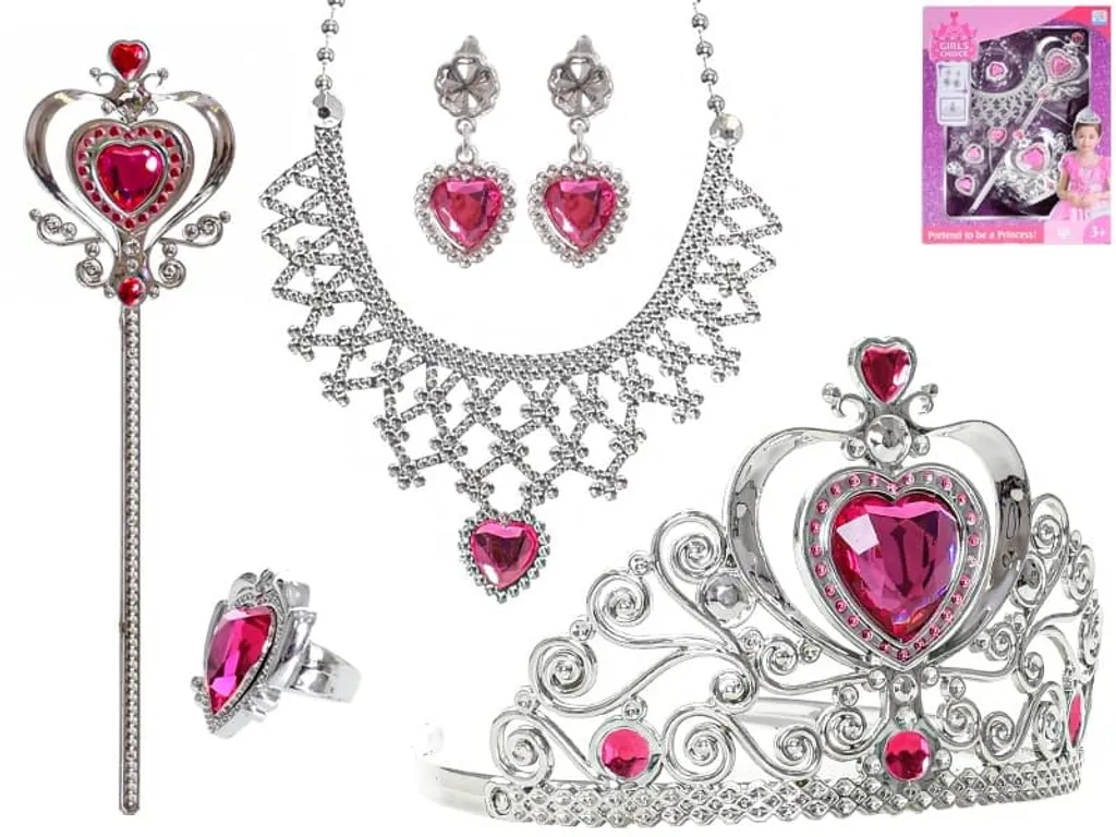 Coffret beauté de princesse 5 accessoires incassables et éducatifs