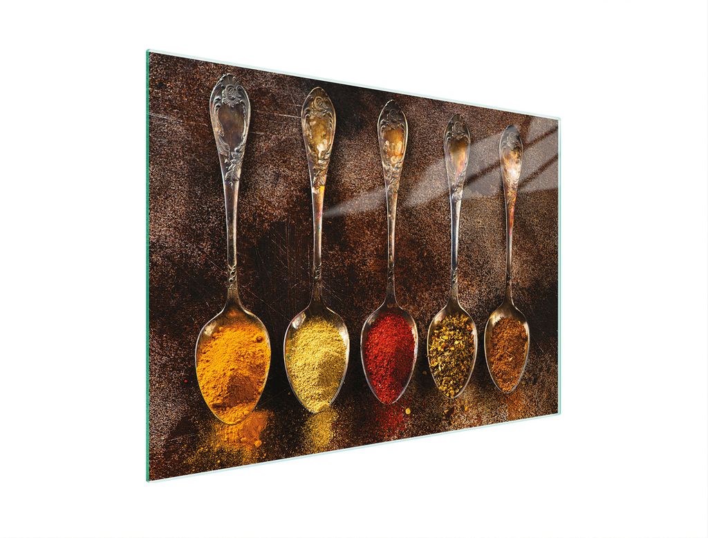 Glasschneidebrett 30x22 Gewürze