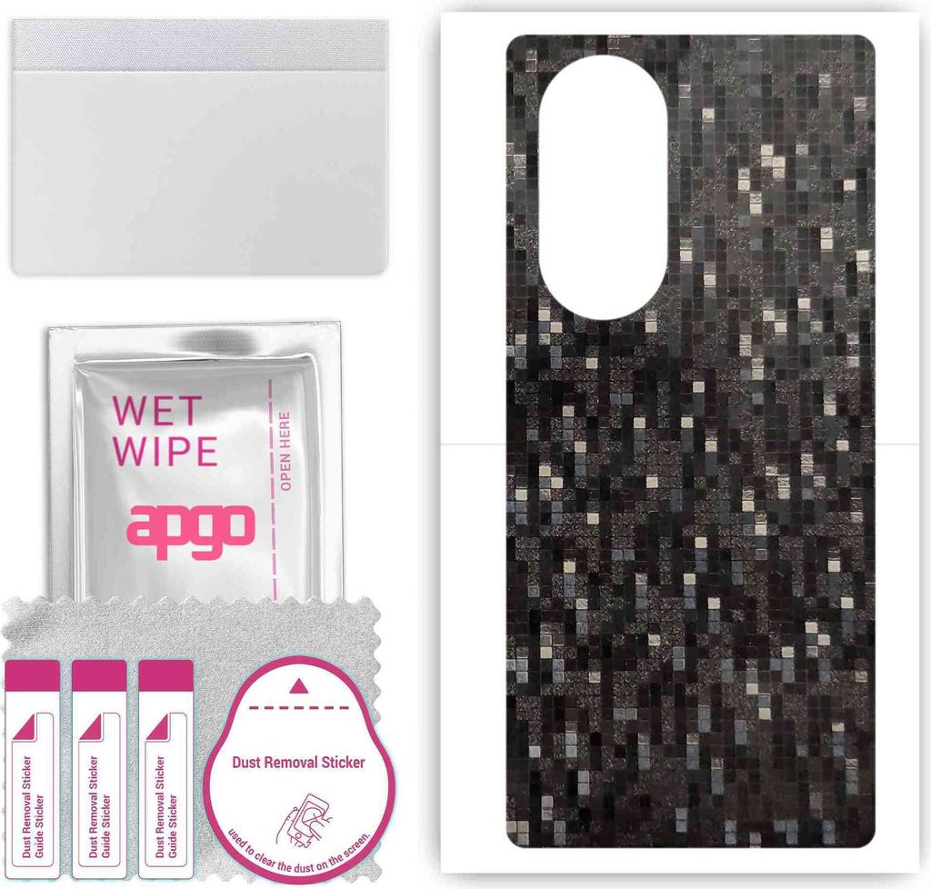 apgo Rückseite Schutzfolie, Skin, kompatibel mit Huawei nova 8 5G, Hinten Displayschutzfolie aus Vinylfolie, kratzfest, einfache Montage - Carbon ...