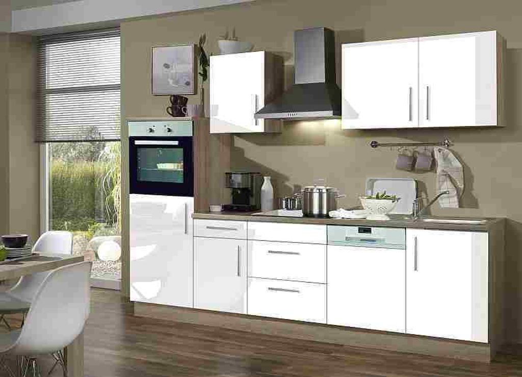 Küchenblock mit Backofen und Geschirrspüler Premium 280 cm Produktbild 