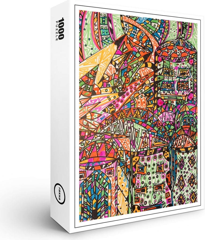 raxxa Premium-Puzzle "La ciudad", 1000 Teile