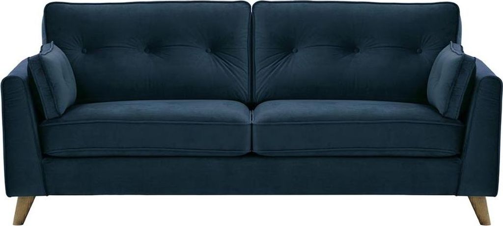 Dreisitzer-Sofa Magnus-Velluto 11-wax black