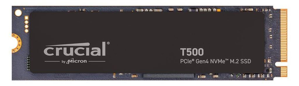 SSD 1TB Crucial M.2 con dissipatore (2280) T500 Gen4 NVMe Immagine del prodotto 