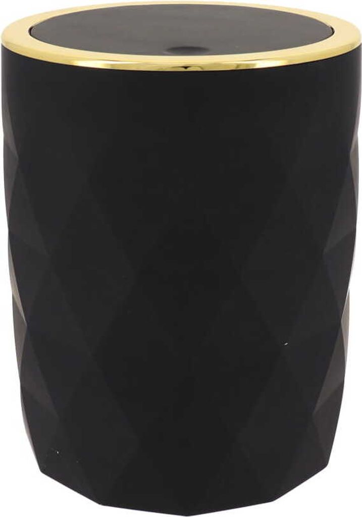 TENDANCE | Cestino per rifiuti - Lorantos - 6L - Nero - Immagine del prodotto 