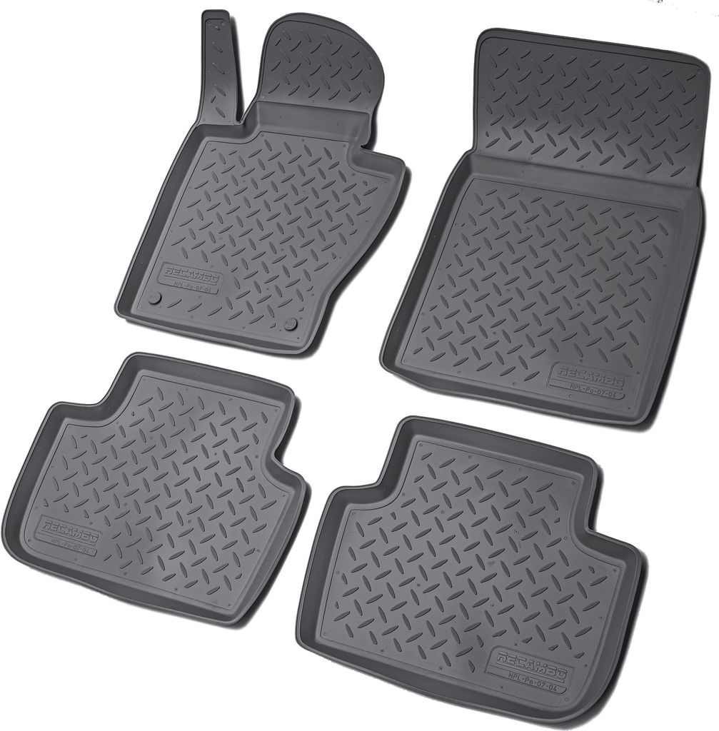 gumowe dywaniki podłogowe 3D do BMW X3 E83 | BJ 2003 - 2010 Zdjęcie produktu 