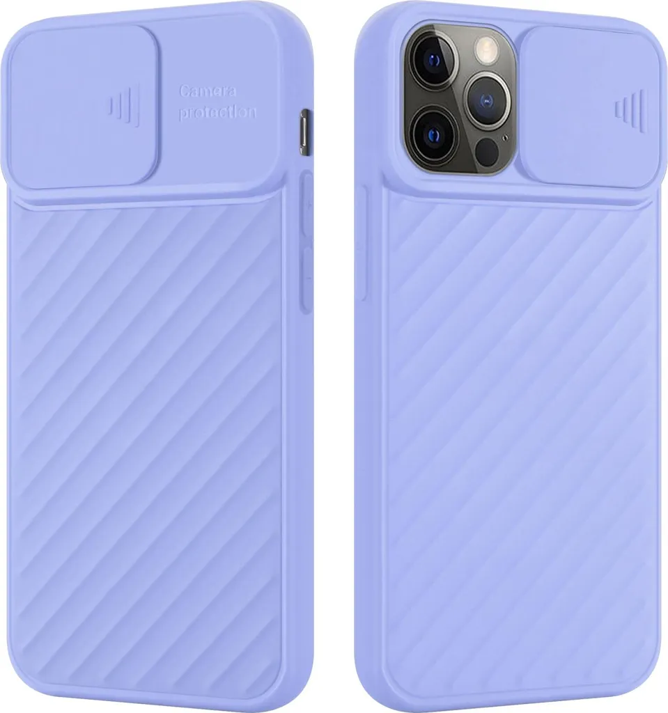 Cadorabo Custodia iPhone 13 PRO Viola - Cover TPU Protezione Fotocamera