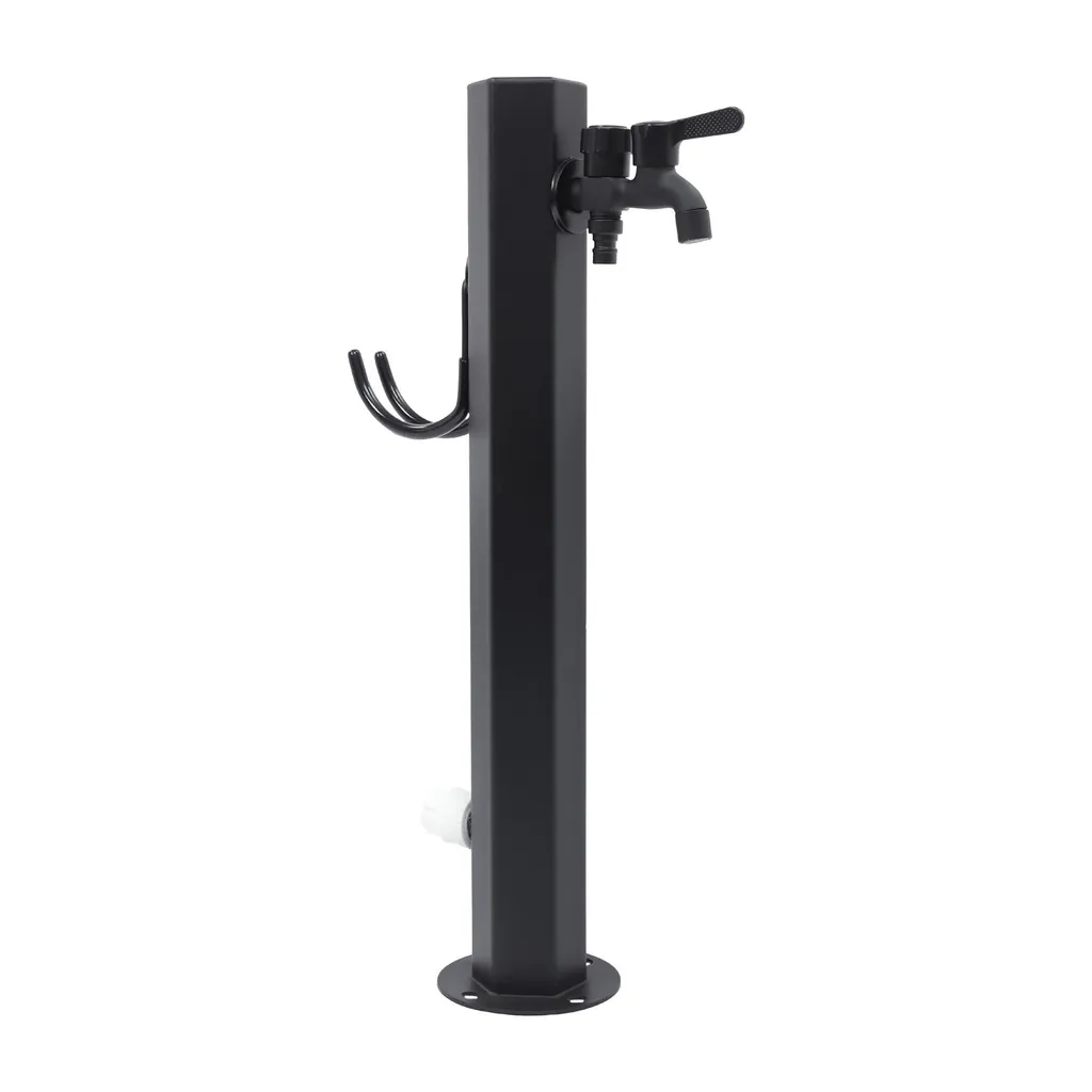 Borne d'Eau de Jardin à Fixer avec Robinet Haut 60cm pour Arrosage Facile