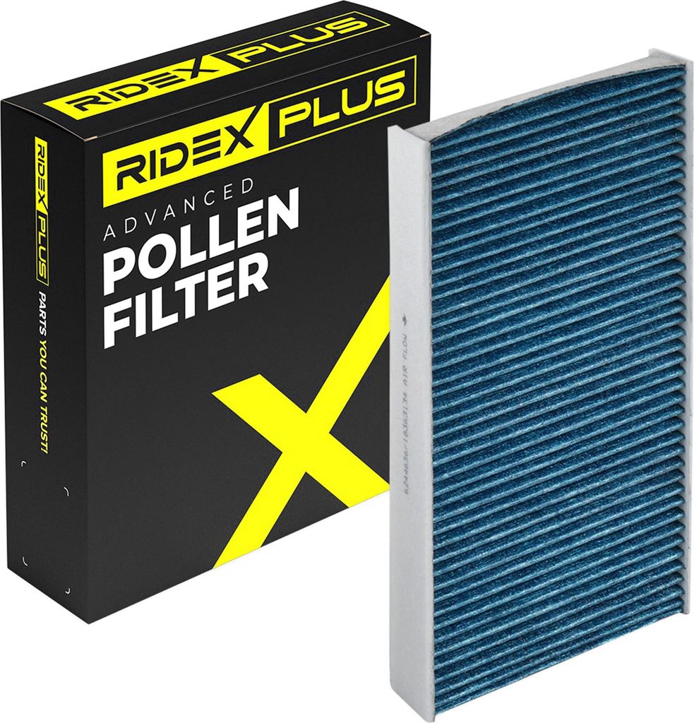 RIDEX PLUS 424I0561P Innenraumfilter Pollenfilter passend für PEUGEOT 407 SW (6E) Aktivkohle