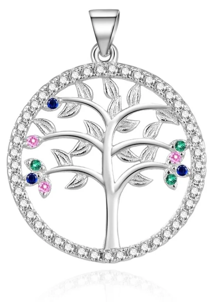 Pendentif Arbre de vie en argent : Le cadeau idéal pour un événement