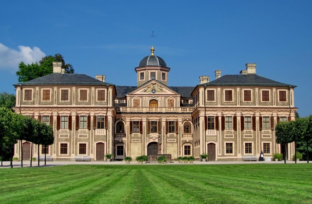 hansepuzzle 65286 - Schloss Puzzle, 500 Teile, Gebäude, 46,0 x 30,0cm mit hochwertiger Aufbewahrung, Kartonbox und wiederverschließbarem Beutel
