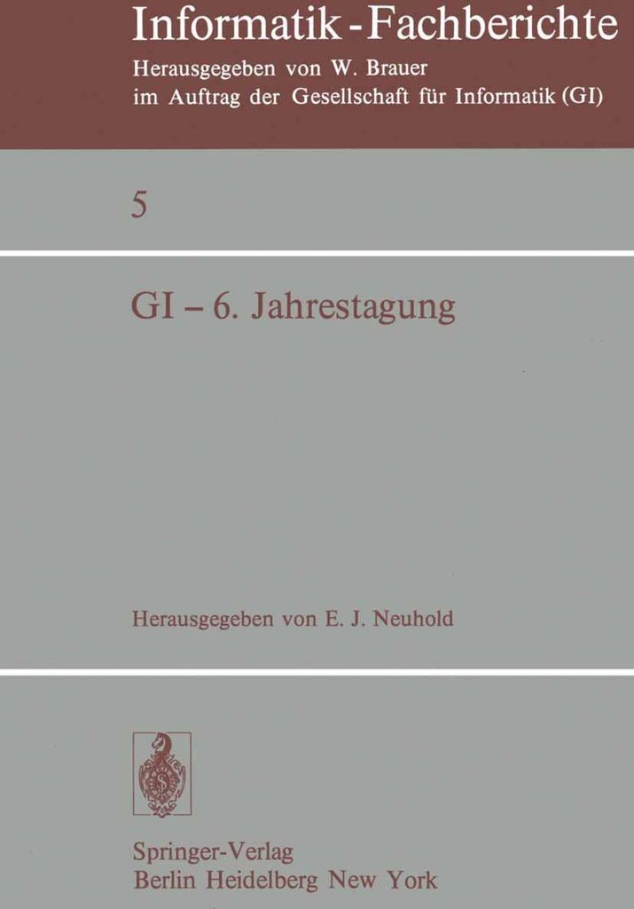 GI - 6. Jahrestagung