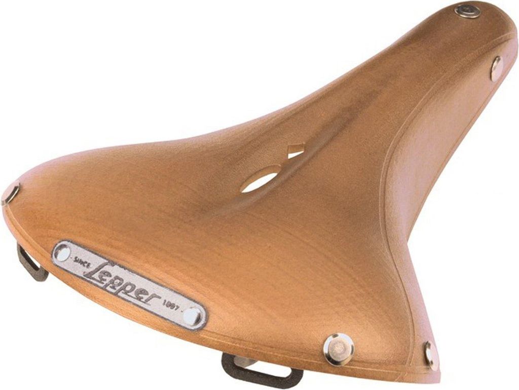 Lepper Unisex Fahrradsattel Tourer Authentic Line, natur