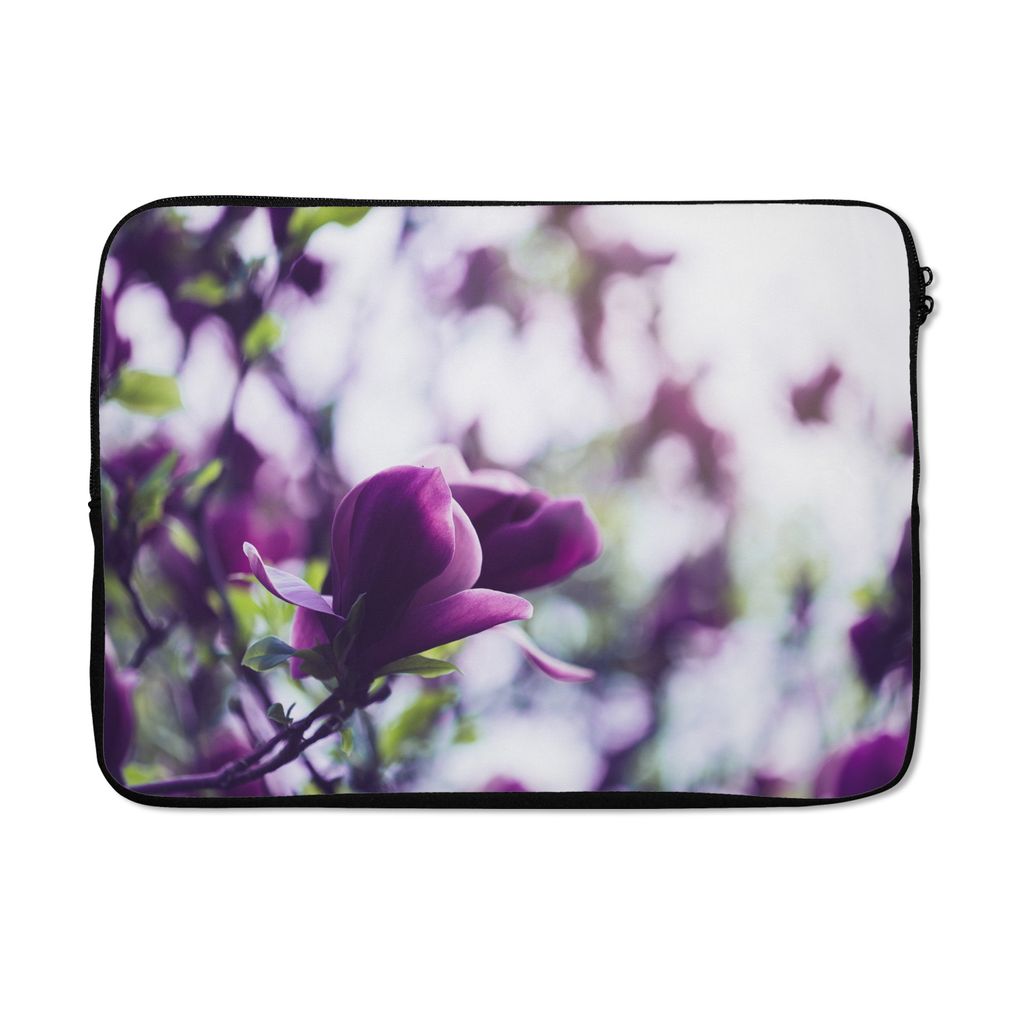 MuchoWow Laptop Hülle 14 ZollFliederblüten in der Natur Laptoptasche - Laptoptasche - Stoßsicher - Schutzhaube