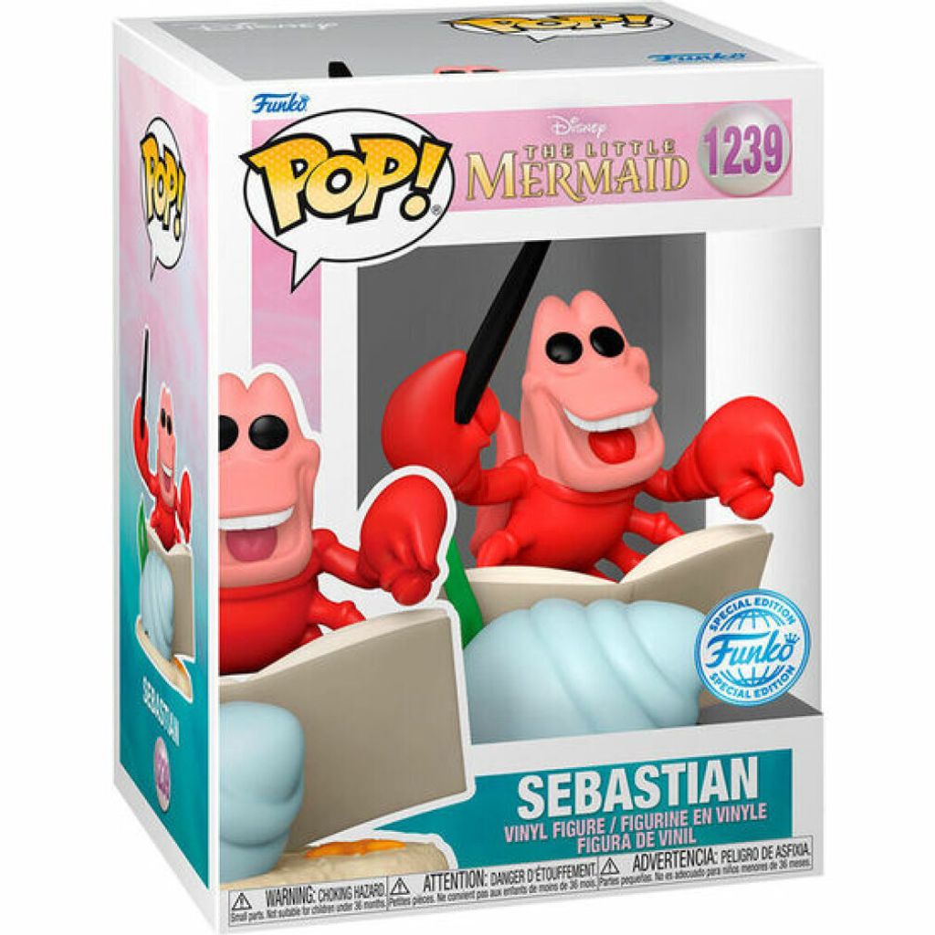 POP figúrka Disney Malá morská víla Sebastian Exclusive Obrázok produktu 