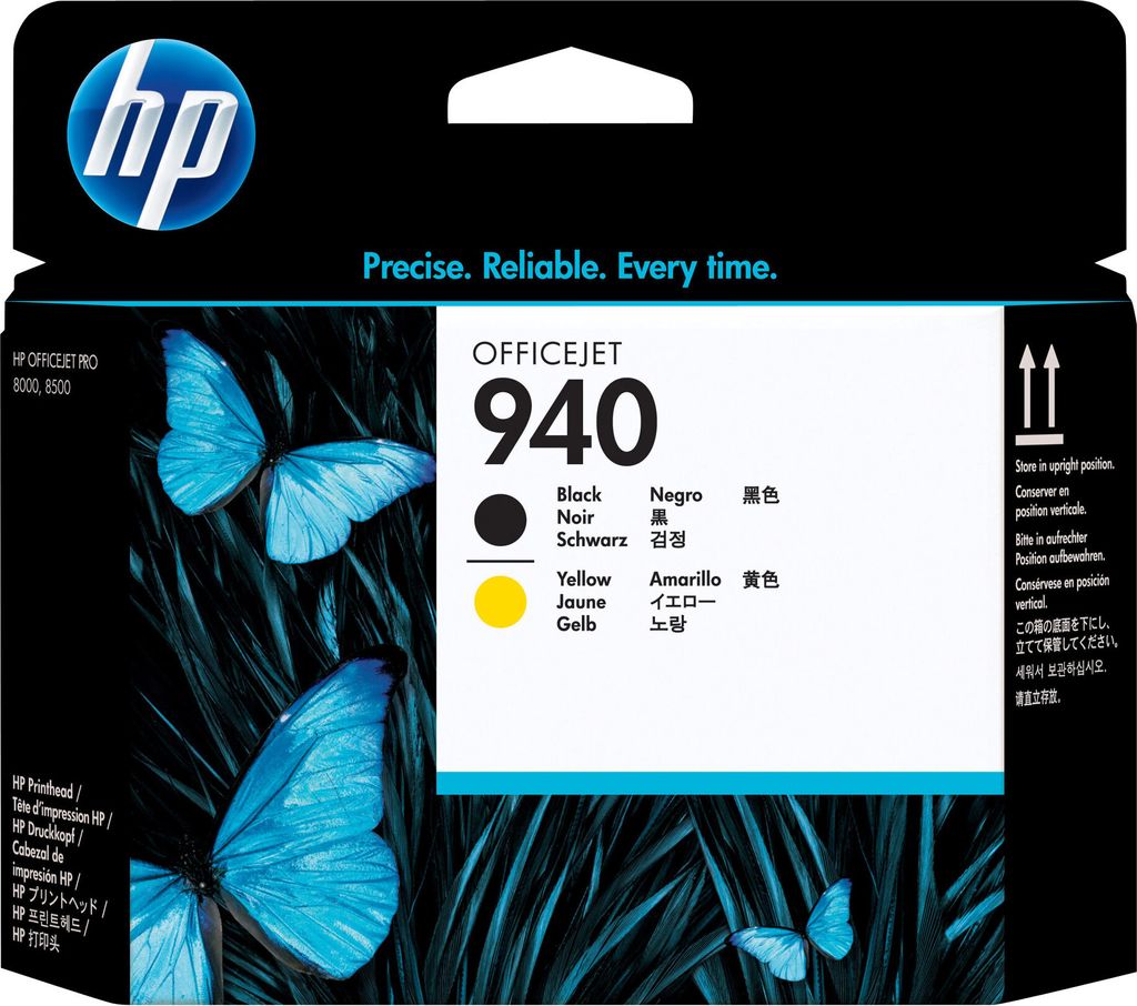 HP 940 - C4900A - Printkop / Zwart + Geel