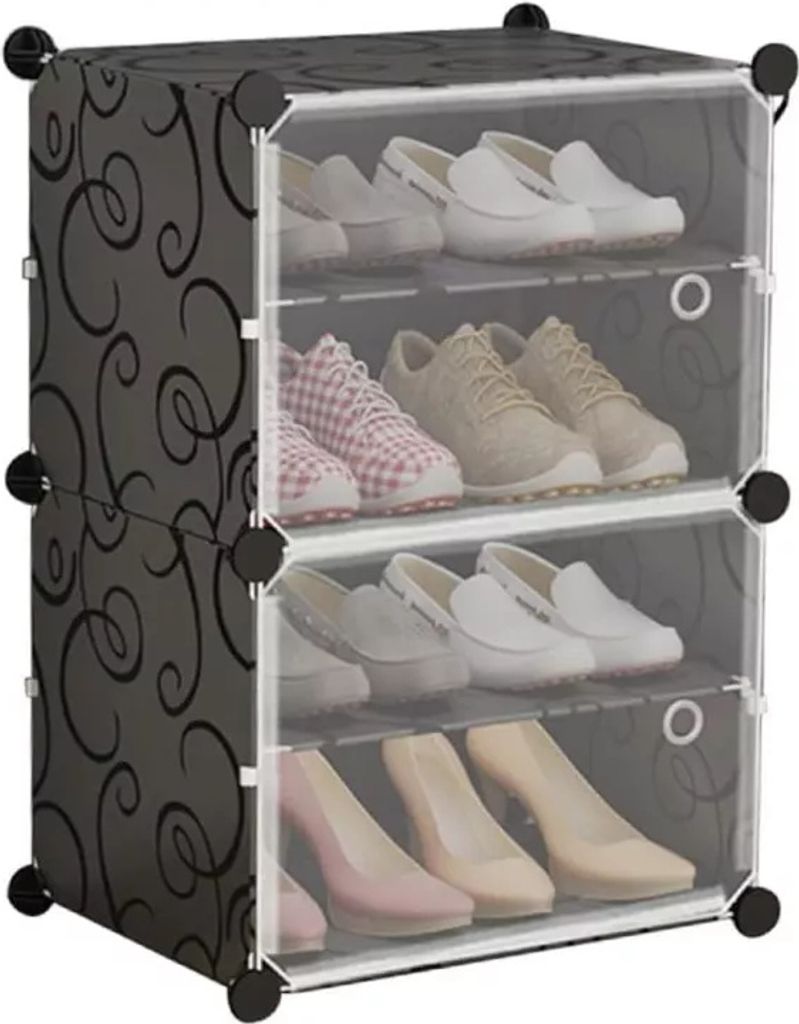 Schuhkarton, Organizer mit Klappe 4-tier CB17WZ6