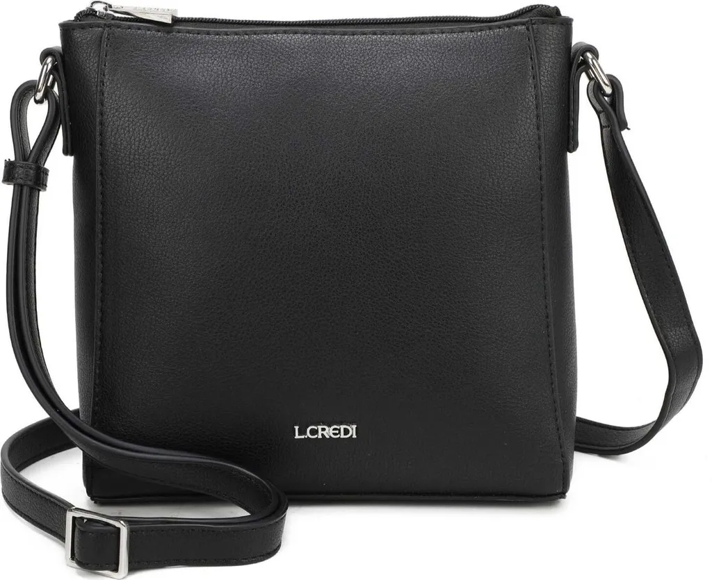 L.CREDI Polly Black: La Borsa a Tracolla Elegante per l'Ufficio e il Tempo Libero