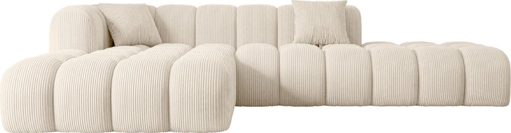 ALTDECOR Ecksofa in L-Form OLEA-L2 - 289x176x71 cm Beige - Produktbild 