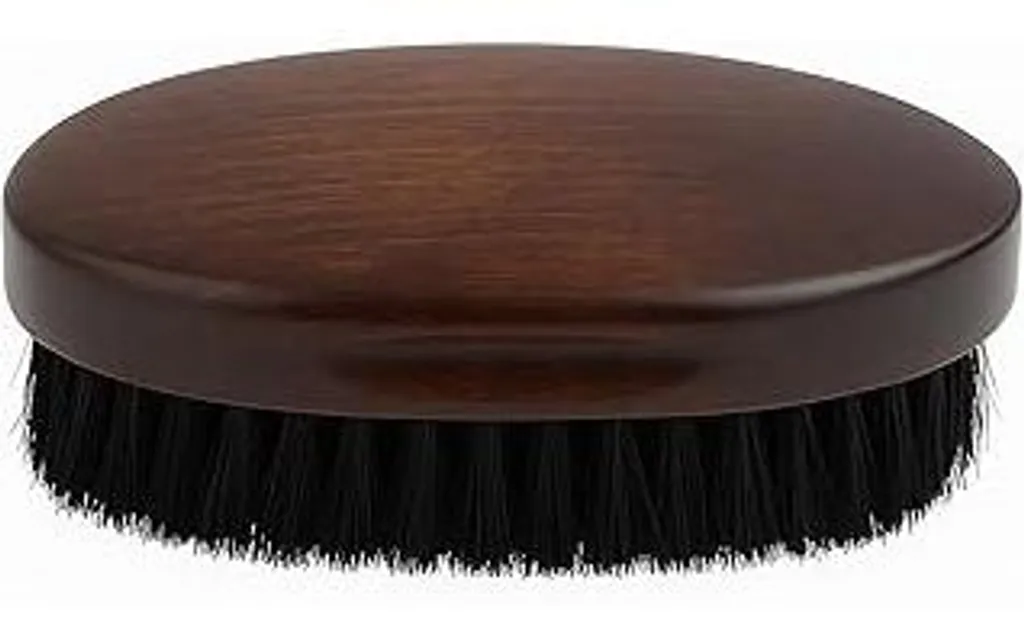 Spazzola Barba Uomo Ergonomica - Setole Naturali di Cinghiale Premium