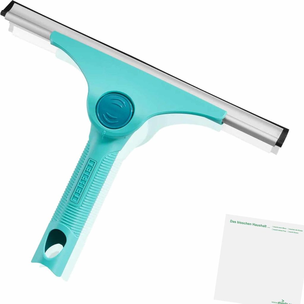 Leifheit Fensterabzieher mit 90° Drehfunktion, Wischbreite 28 cm, Window Slider M passend für Leifheit Stiele + usy Block