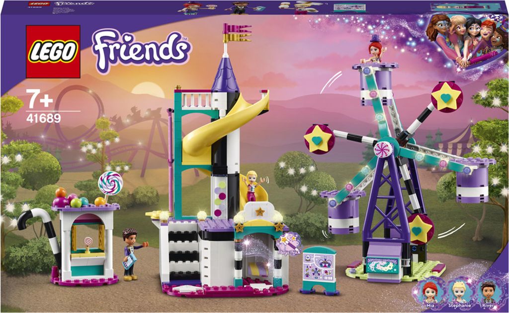 LEGO® Friends 41689 Ruota panoramica magica con scivolo Immagine del prodotto 