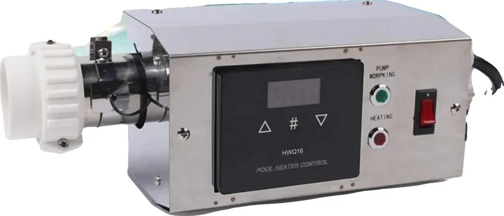 Chauffe-eau électrique piscine 3KW et Spa - Raccordement standard 38mm