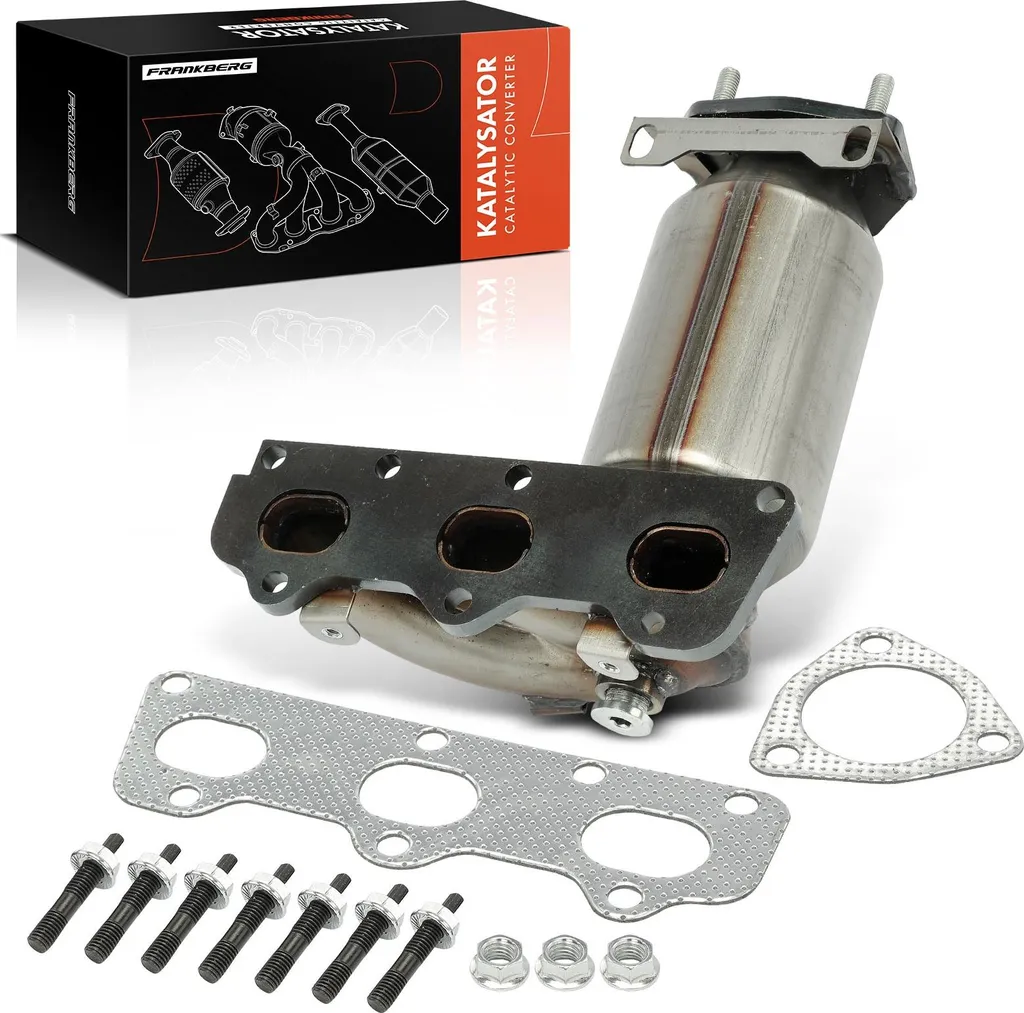 Collecteur d'échappement avec catalyseur pour Skoda Fabia 6Y 1.2L