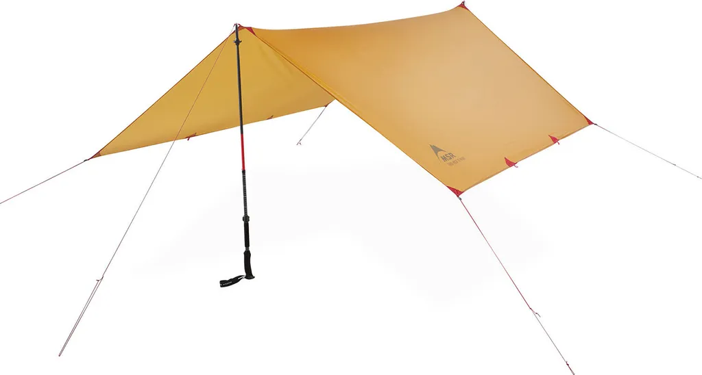 Tarp de Bivouac MSR Thru-Hiker 70 Wing Jaune - Abri Trekking Léger 2-3 P