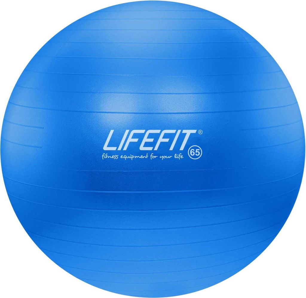 Gymnastický míč LIFEFIT® ANTI-BURST 65 cm, modrý Obrázek produktu 