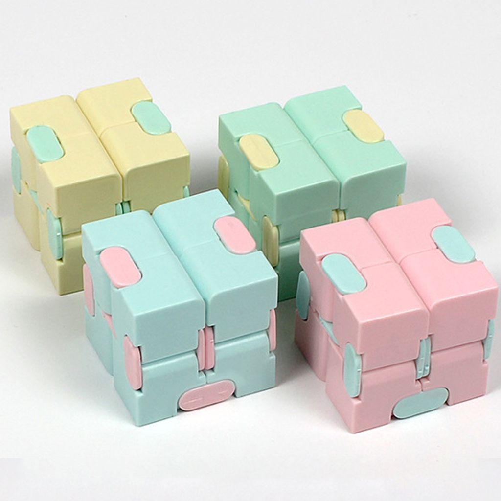 Kinder Sensory Infinity Cube Stress Spielzeug Zappeln für Autismus Angst Relief 