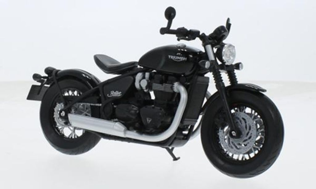 Welly WEL62208GW-BLACK - 1/12 / Triumph Bonneville Bobber, Produktbild 