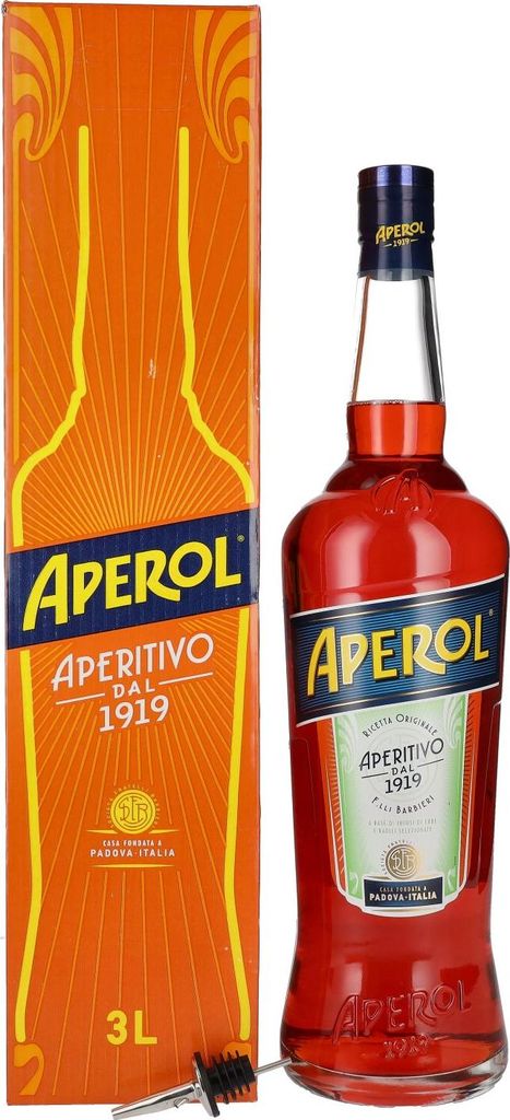 Aperol Aperitivo 11% Vol. 3l in Geschenkbox mit Produktbild 
